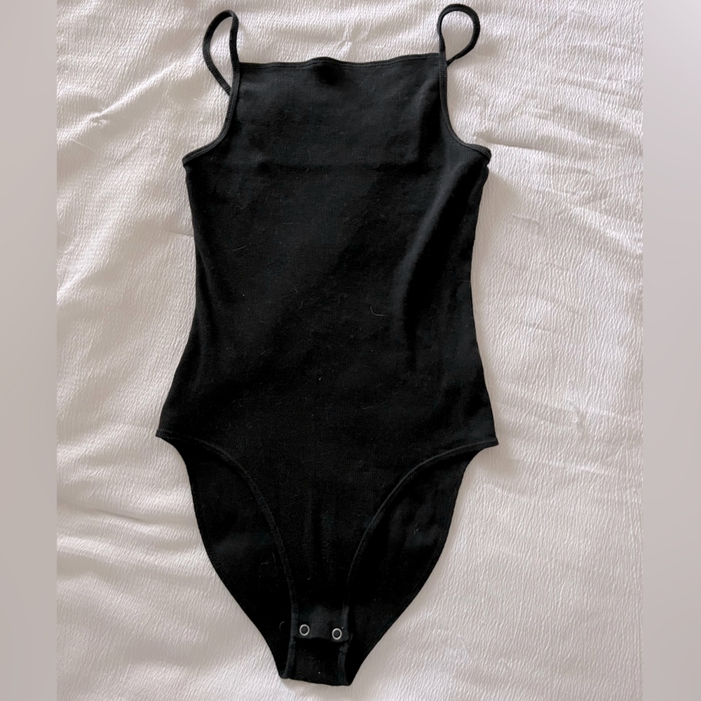 American Eagle High Neck Low Back Bodysuit